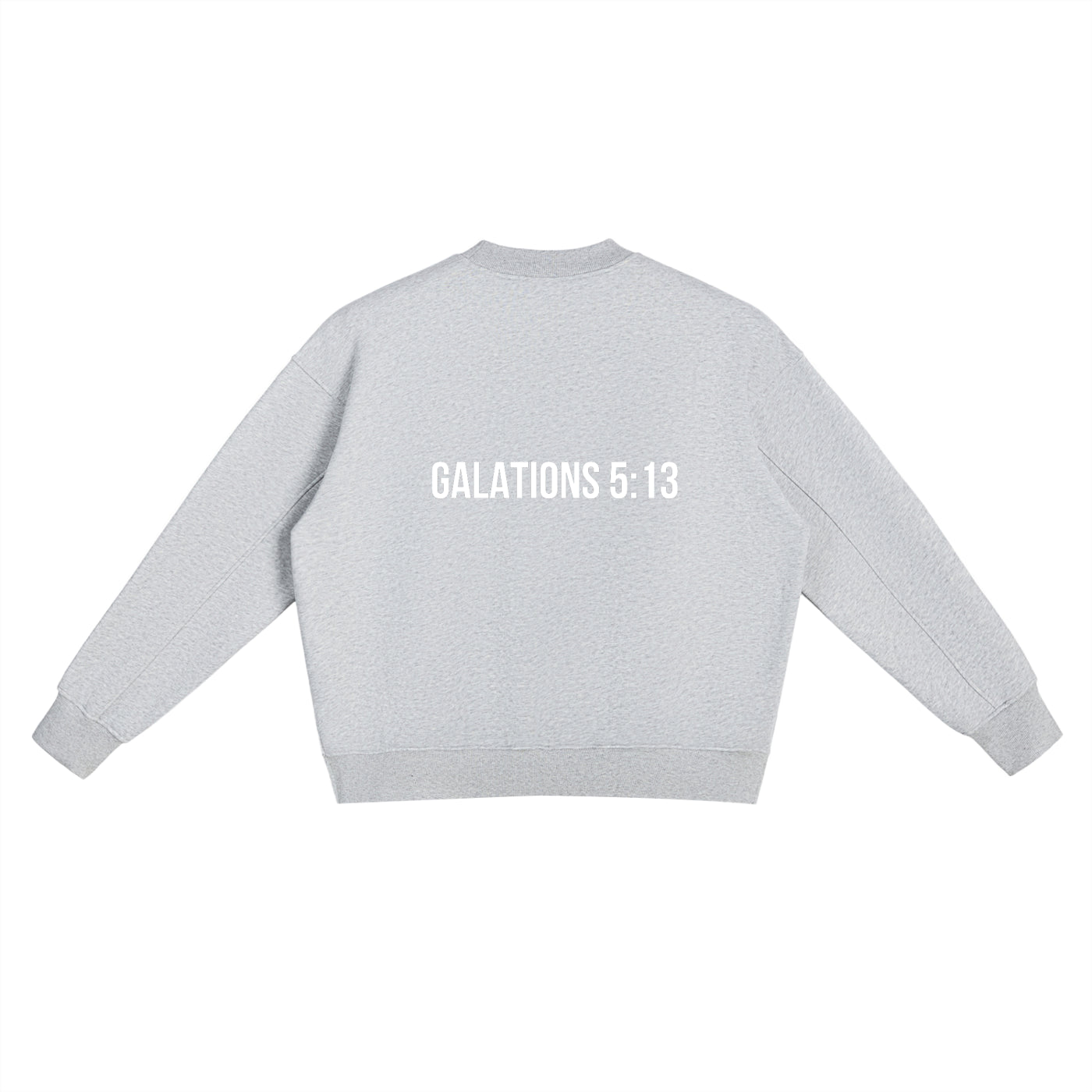 Fleece Side Slit Crewneck Sweatshirt