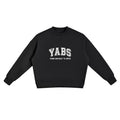 Fleece Side Slit Crewneck Sweatshirt
